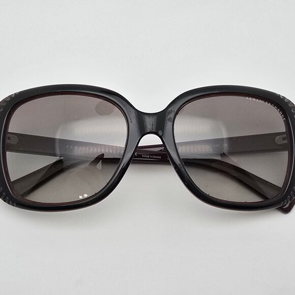 Armani Exchange AX4014 8059/11 Black Berry Frame Grey Gradient Lens Sunglasses main image 9